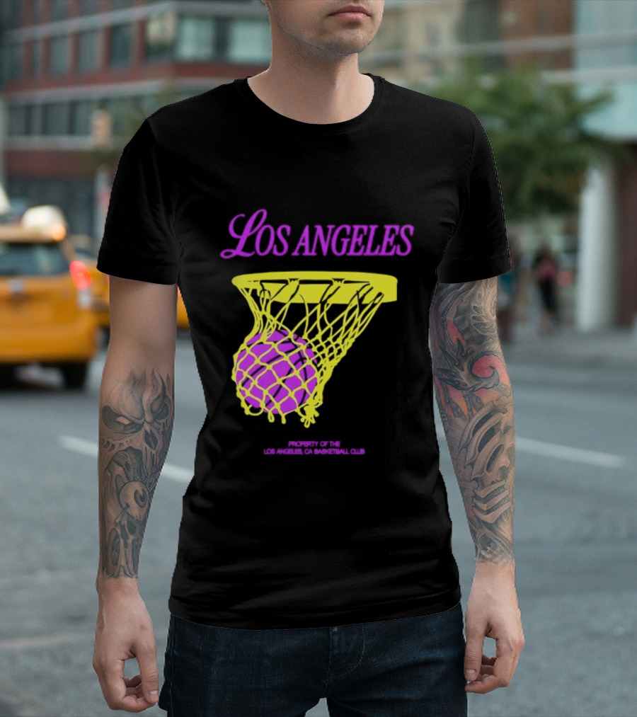Los Angeles Basketball Club Property Los Angeles CA T-Shirt