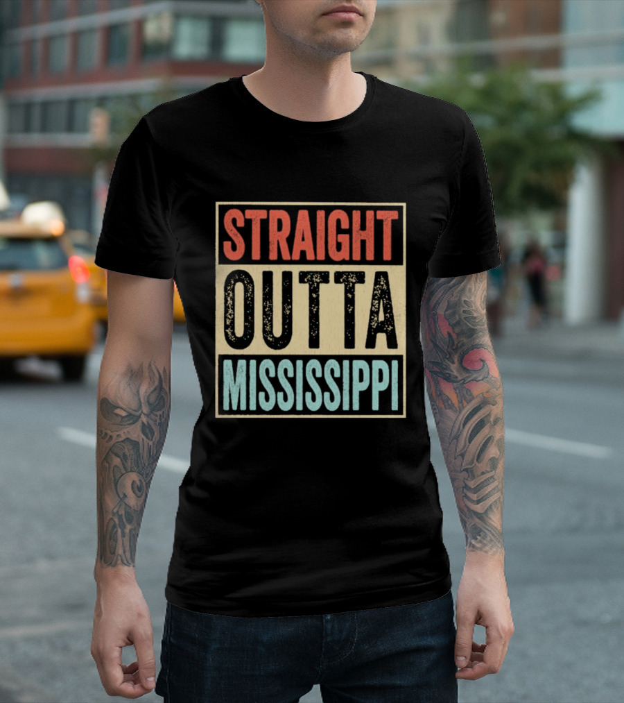 Straight Outta Mississippi Souvenir Performance T-Shirt