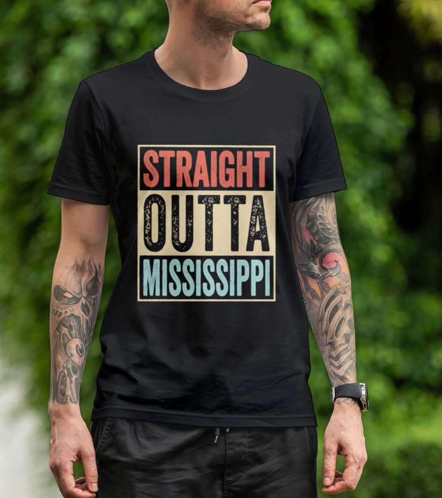 Straight Outta Mississippi Souvenir Performance T-Shirt