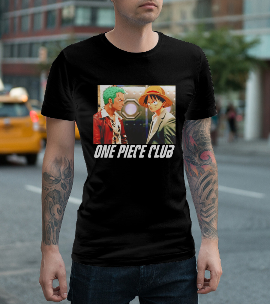 One Piece Club Roronoa Zoro Monkey D Luffy T-Shirt
