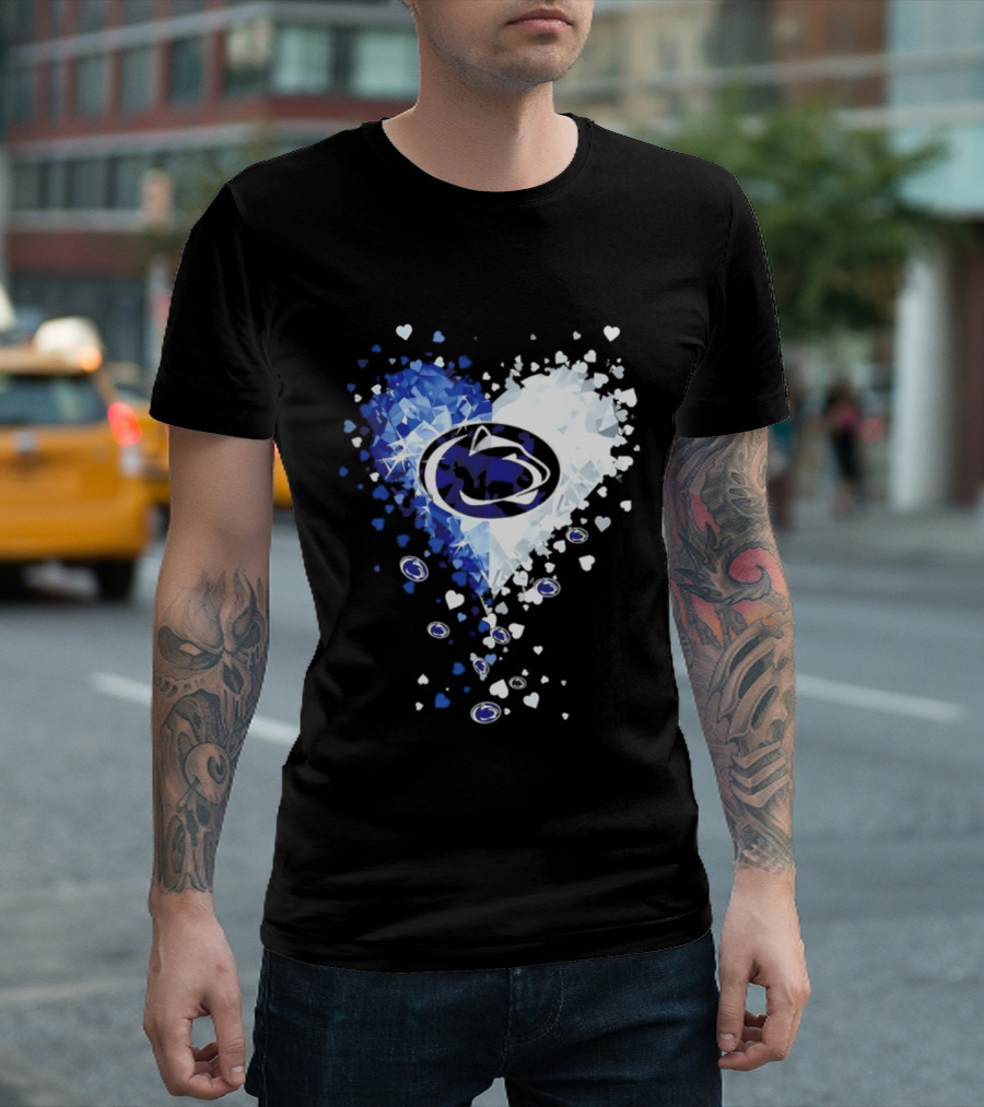 Penn State Nittany Lions 2026 NCAA Heart Diamond T-Shirt