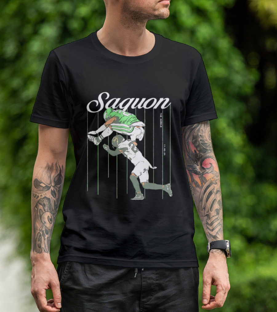 Saquon Barkley Backwards Hurdle Against Philadelphia Eagles T-Shirt