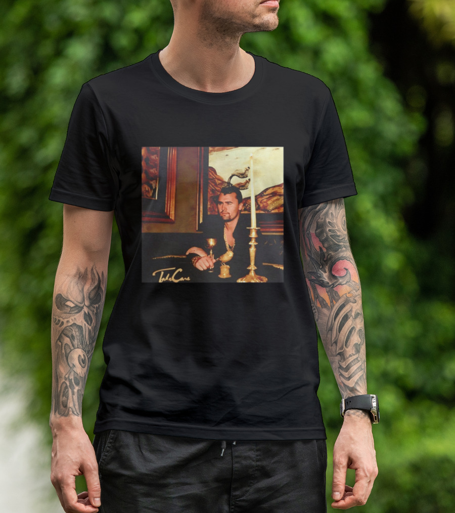 Take Care Charlie Kirk Drake Album Parody Candlelit T-Shirt