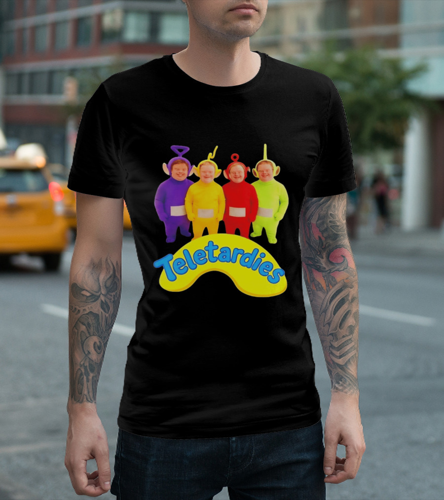 Teletardies Teletubbies Down Syndrome T-Shirt