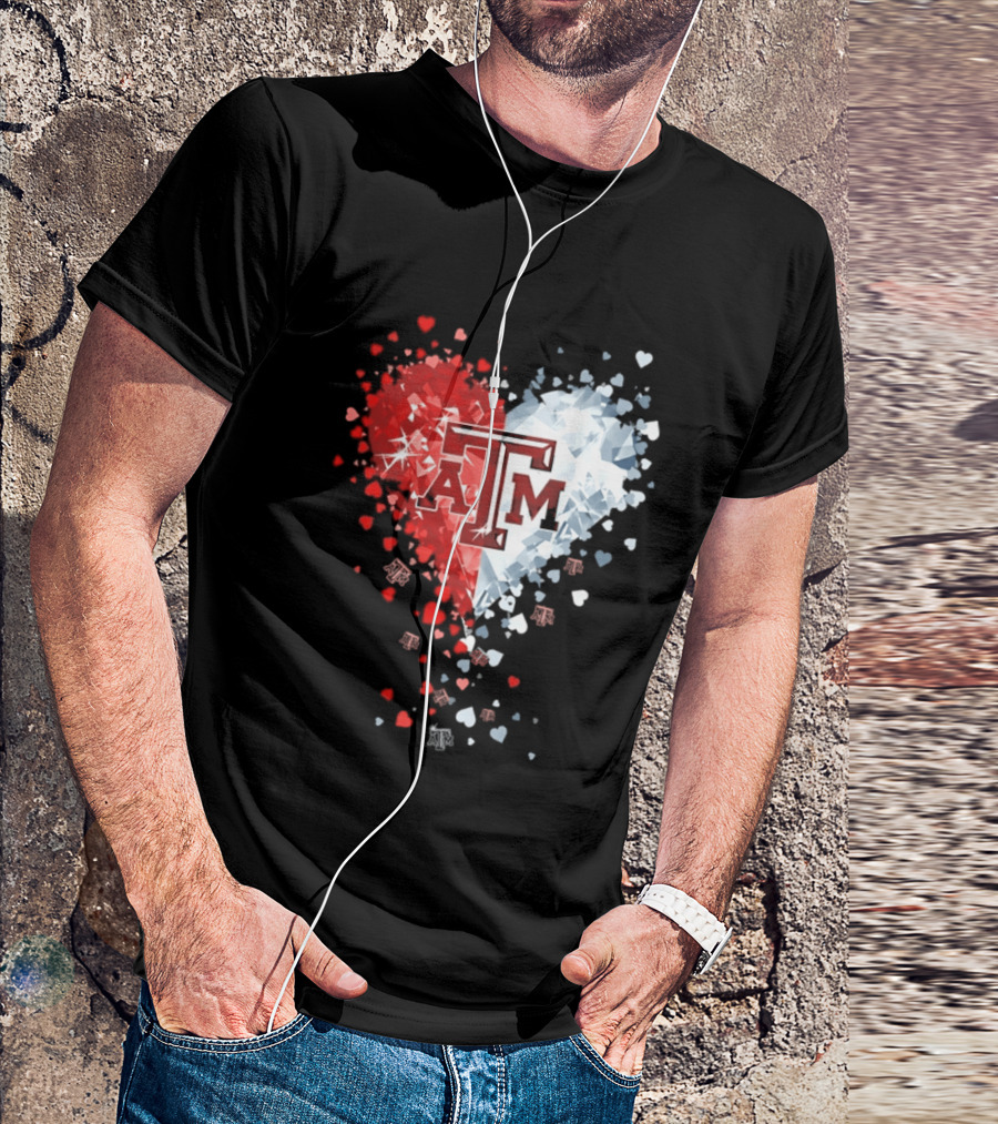 Texas A&M Aggies Heart Diamond 2026 NCAA College Station T-Shirt