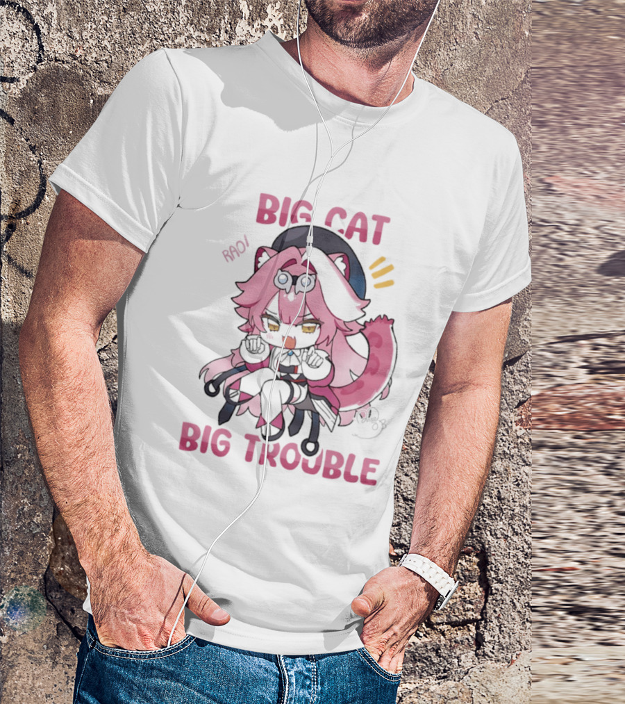 BIG Cat Prowls Into BIG Trouble Anime T-Shirt