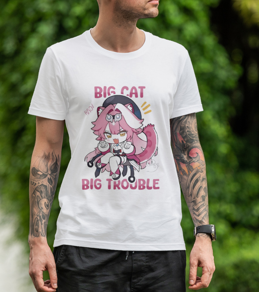 BIG Cat Prowls Into BIG Trouble Anime T-Shirt