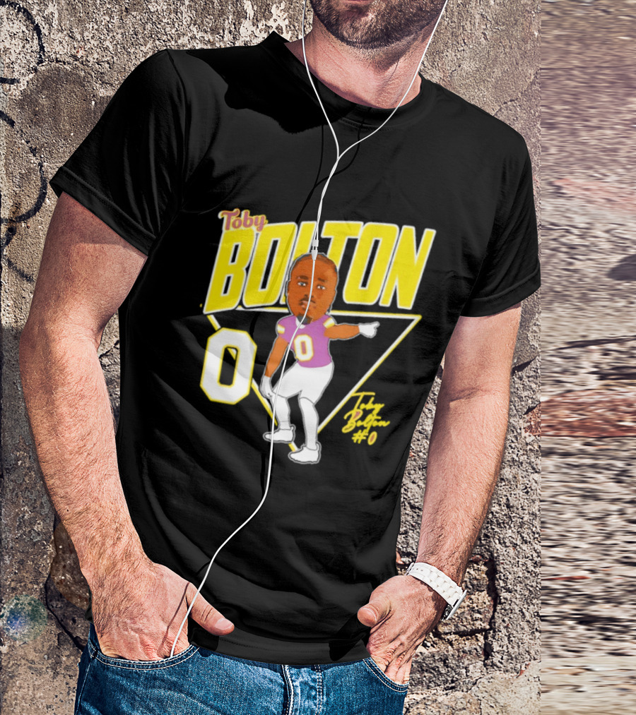 Toby Bolton 0 Caricature Tennessee Tech Football T-Shirt