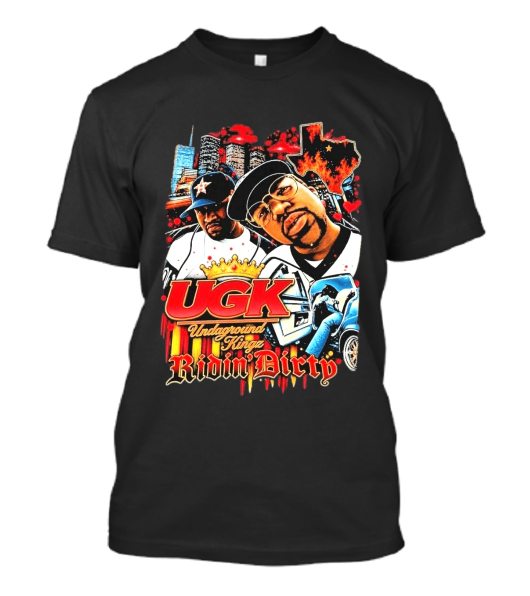 UGK Underground Kingz Ridin' Dirty Texas Rap Legends T-Shirt
