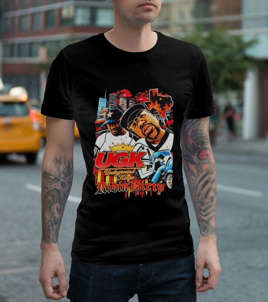 UGK Underground Kingz Ridin' Dirty Texas Rap Legends T-Shirt