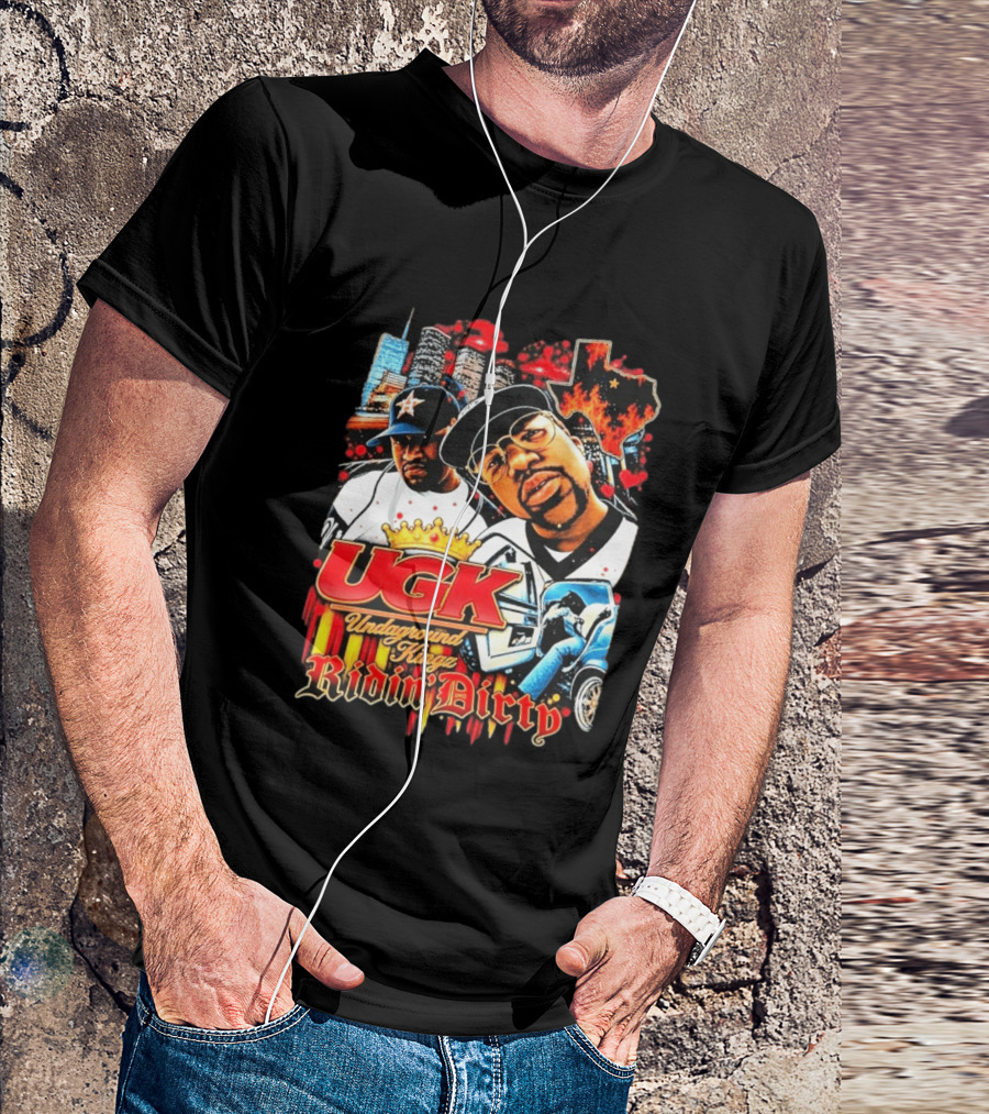 UGK Underground Kingz Ridin' Dirty Texas Rap Legends T-Shirt