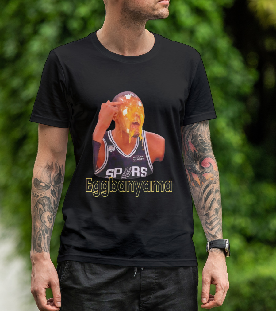 Eggbanyama Spurs Basketball Chaos Closet T-Shirt