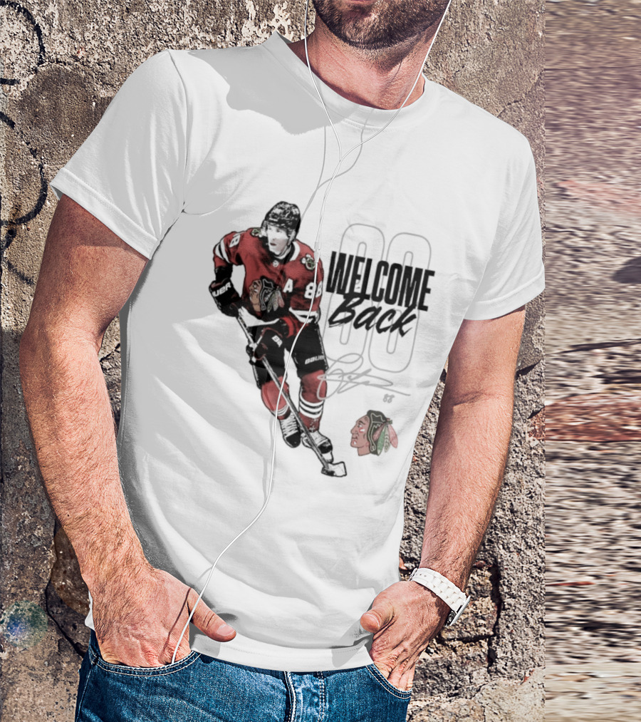 Patrick Kane 88 Chicago Blackhawks Welcome Back T-Shirt
