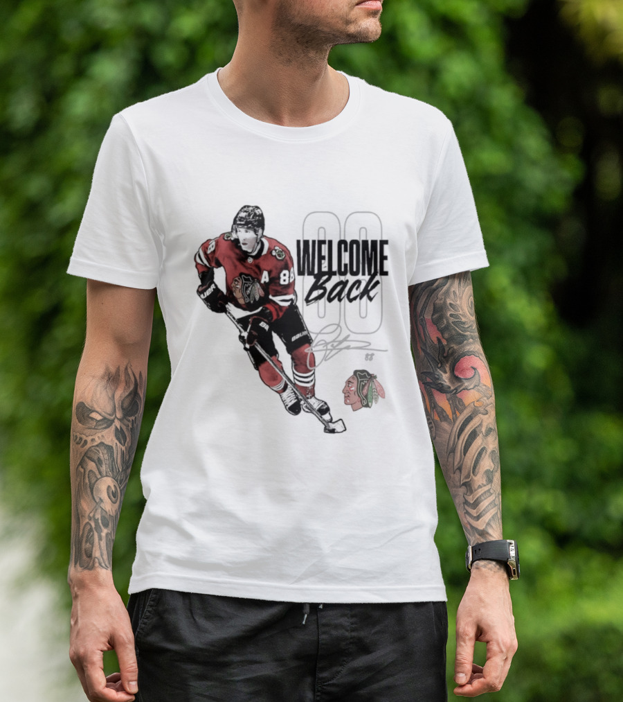 Patrick Kane 88 Chicago Blackhawks Welcome Back T-Shirt