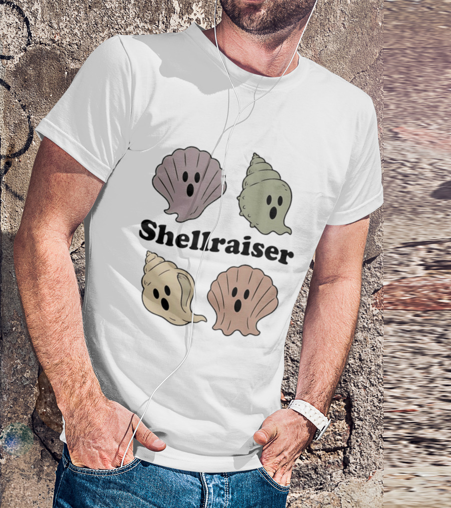 Shellraiser Ghost Shells Spooky Ocean T-Shirt