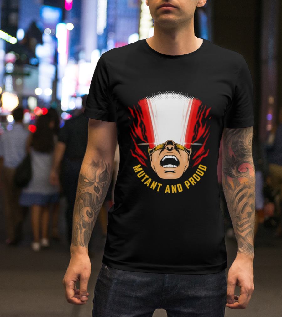 Cyclops Mutant And Proud X Men Marvel Eyebeams T-Shirt