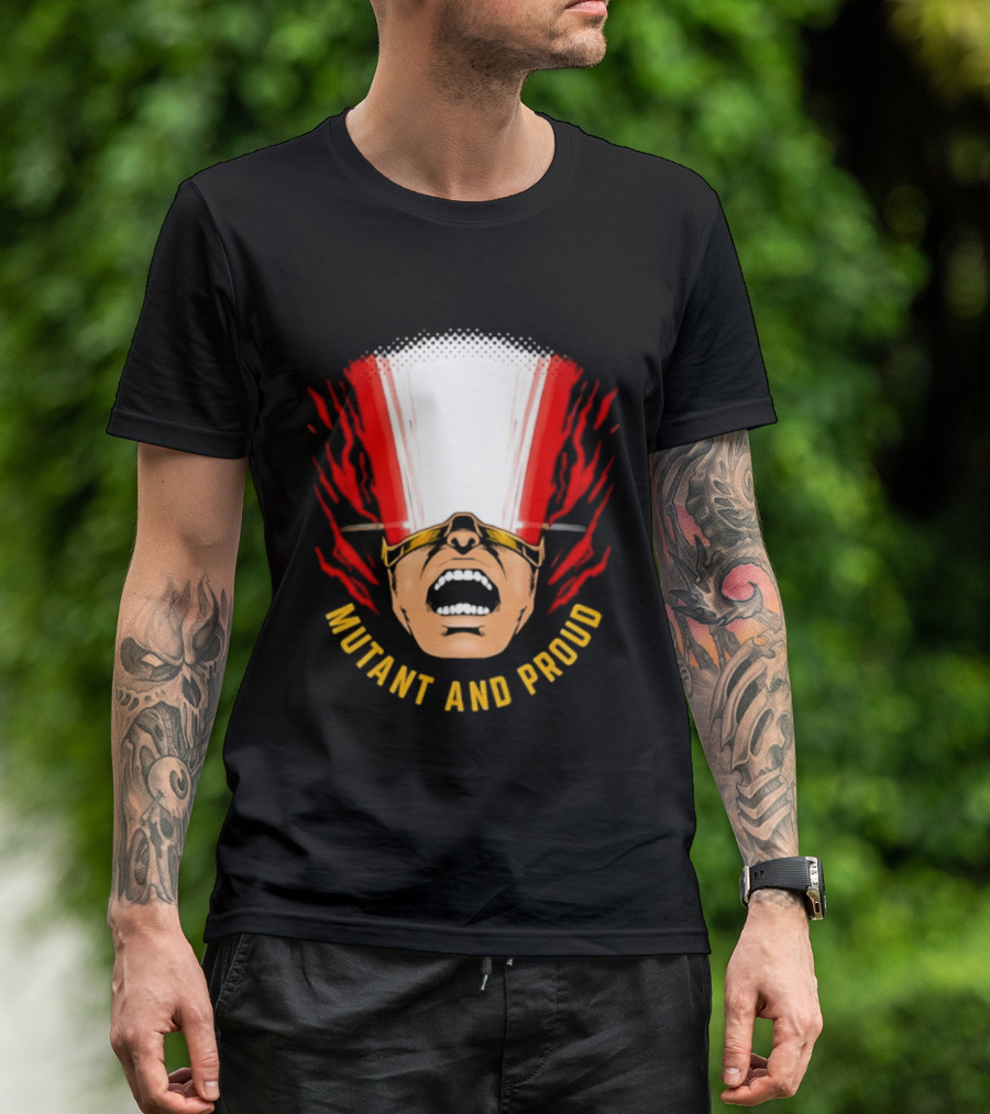 Cyclops Mutant And Proud X Men Marvel Eyebeams T-Shirt