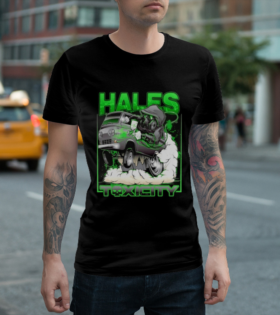 Hales Toxicity Gas Mask Graffiti Van Street T-Shirt
