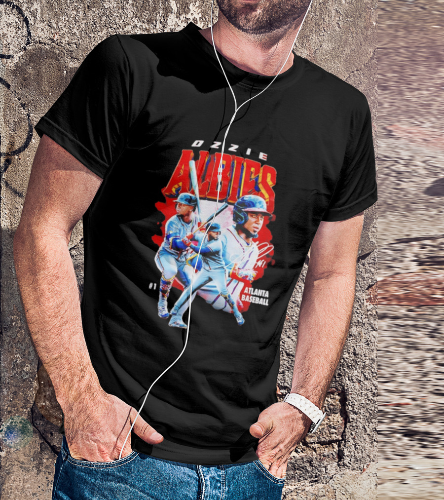 Ozzie Albies Atlanta Baseball 01 2026 MLB Collage T-Shirt