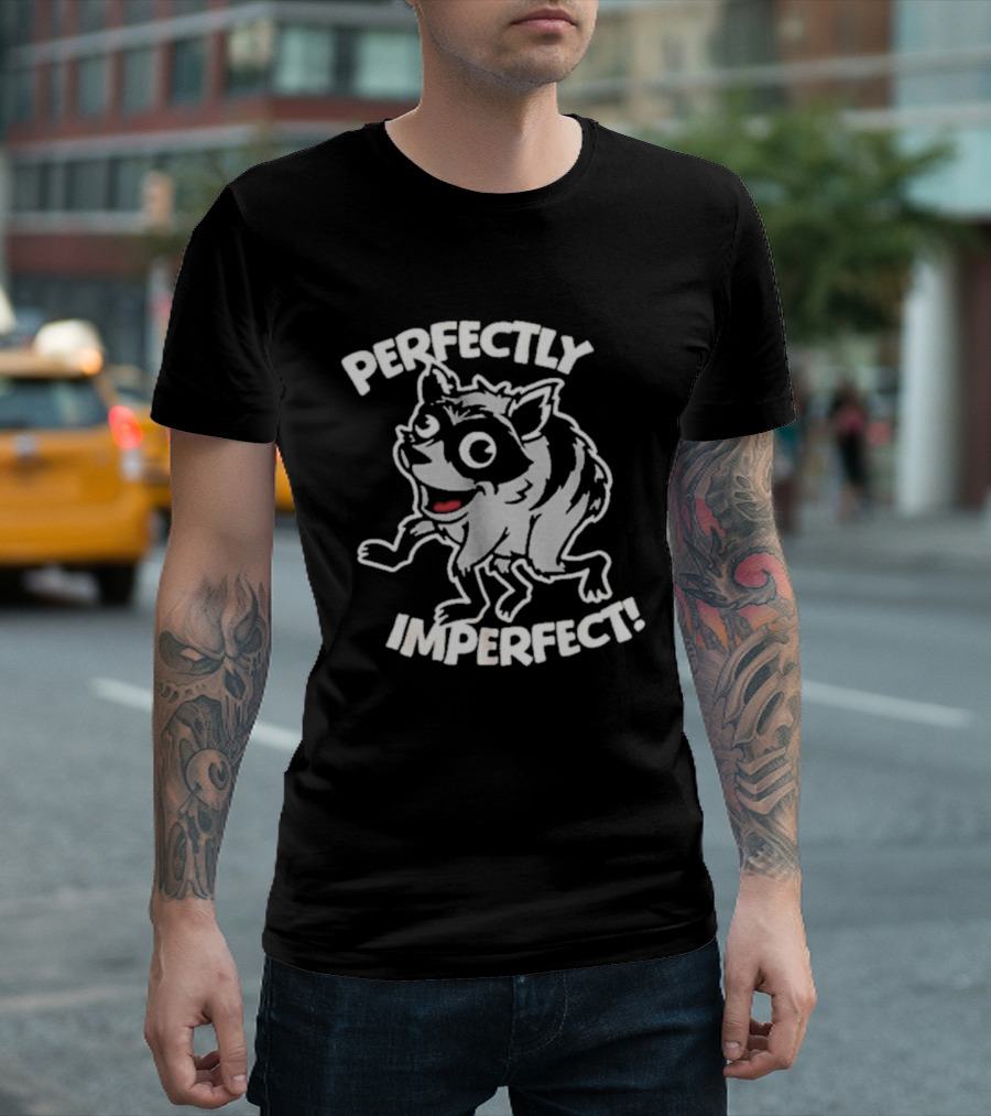 Jimothy Perfectly Imperfect Cartoon Character Fun T-Shirt