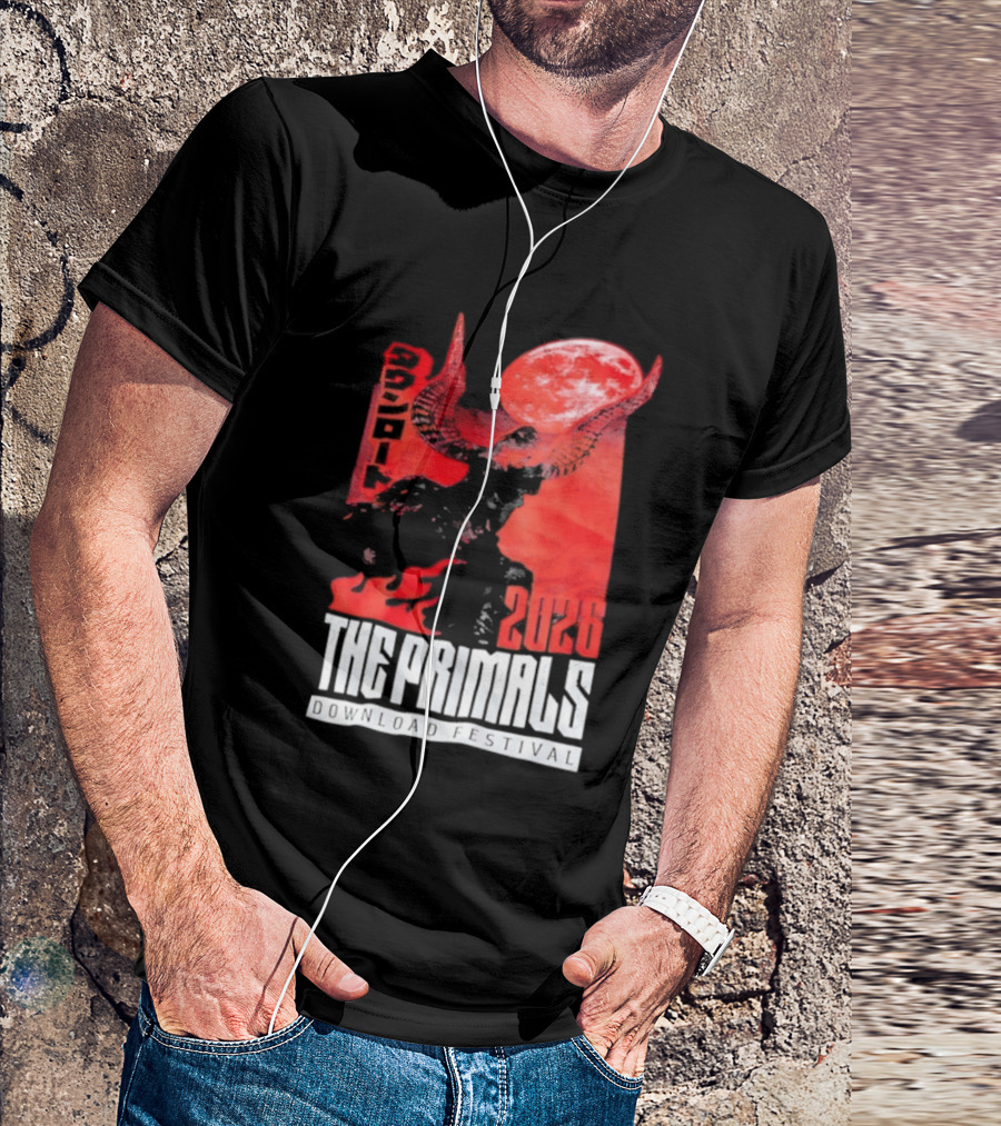 The Primals Download Festival 2026 Blood Moon 1312 Red Horns T-Shirt