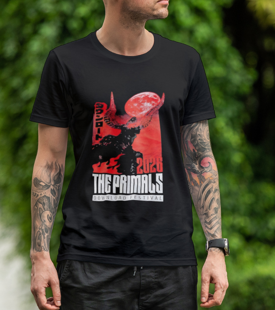 The Primals Download Festival 2026 Blood Moon 1312 Red Horns T-Shirt