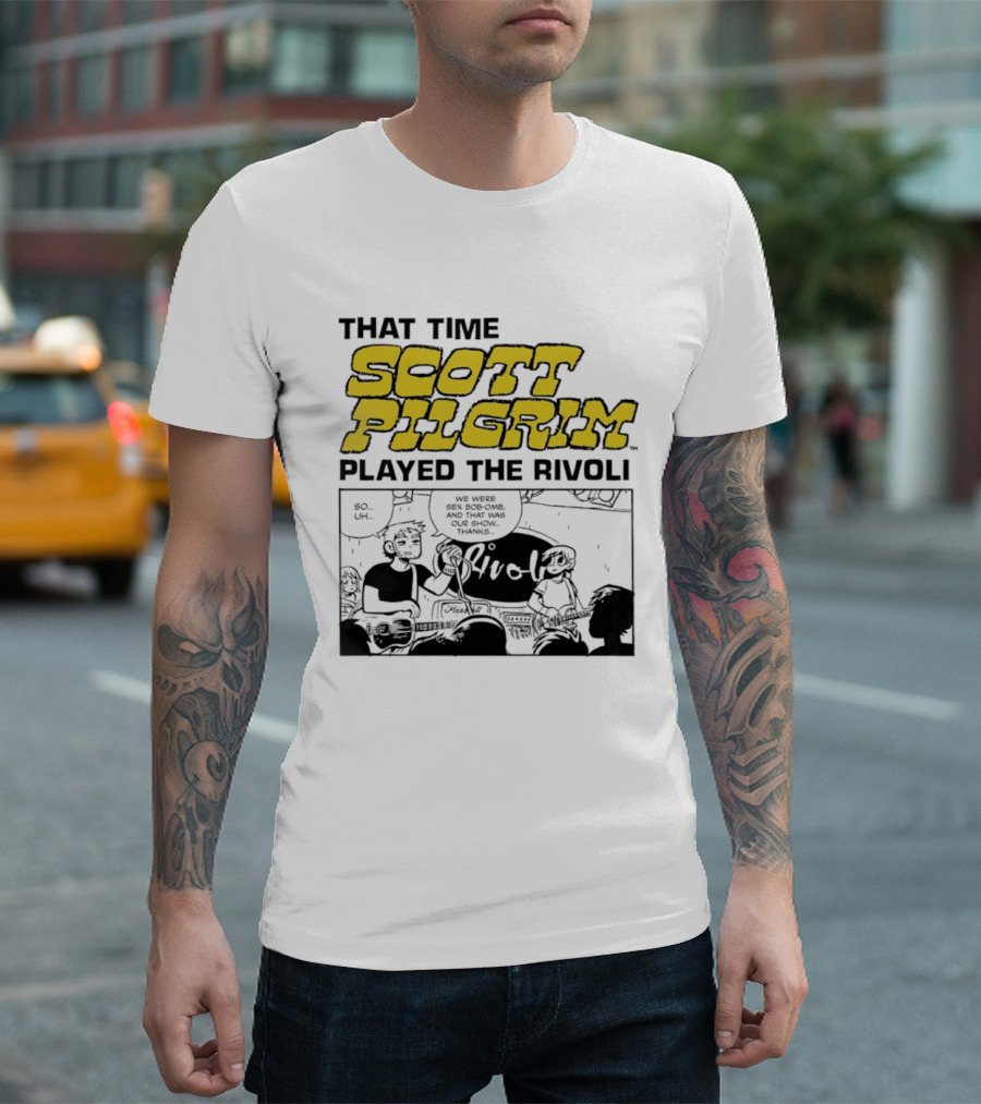 Scott Pilgrim Comic Strip That Time Played The Rivoli T-Shirt