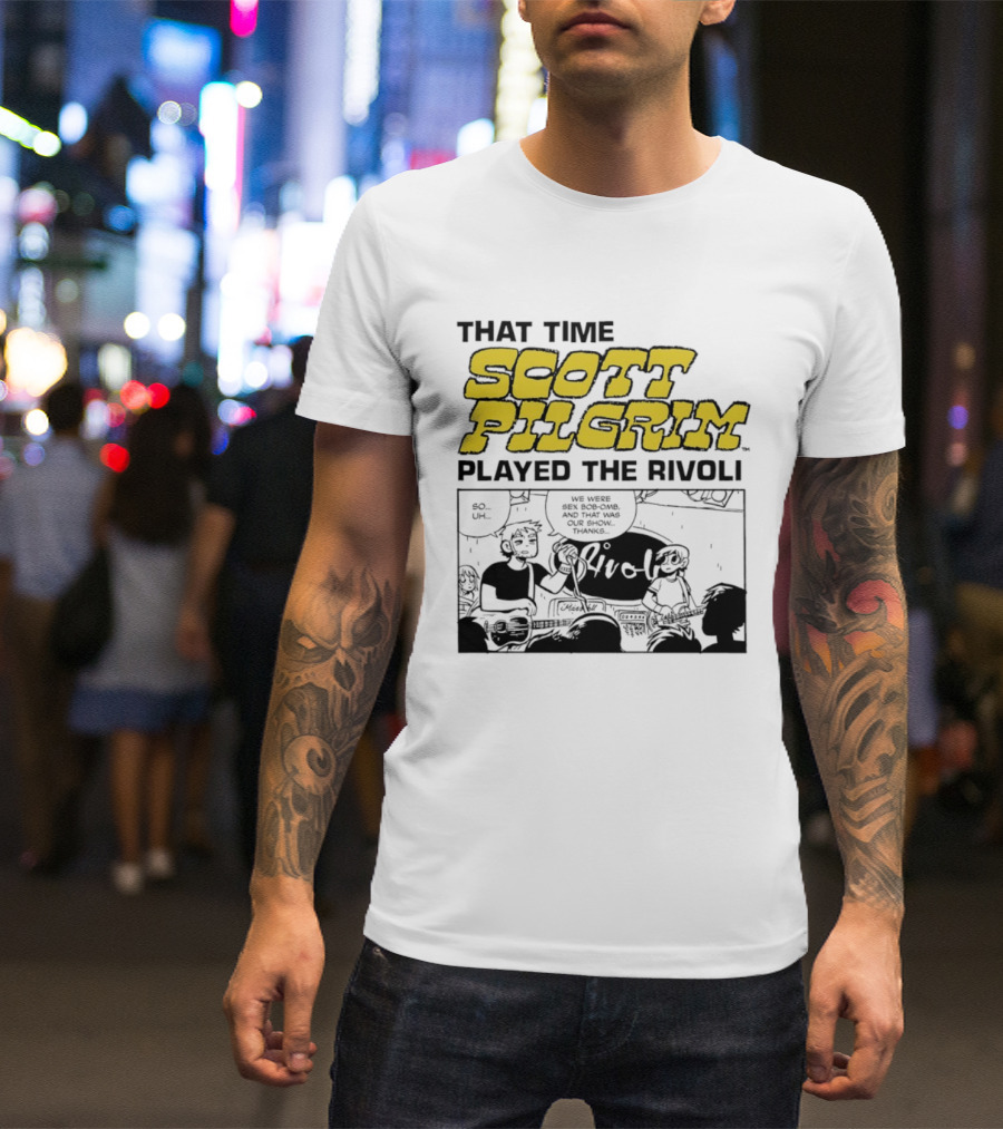 Scott Pilgrim Comic Strip That Time Played The Rivoli T-Shirt