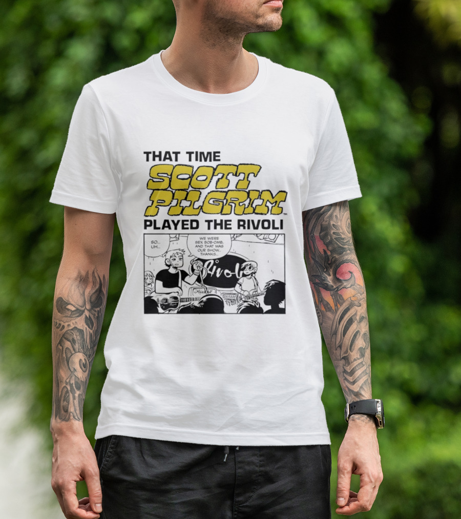 Scott Pilgrim Comic Strip That Time Played The Rivoli T-Shirt