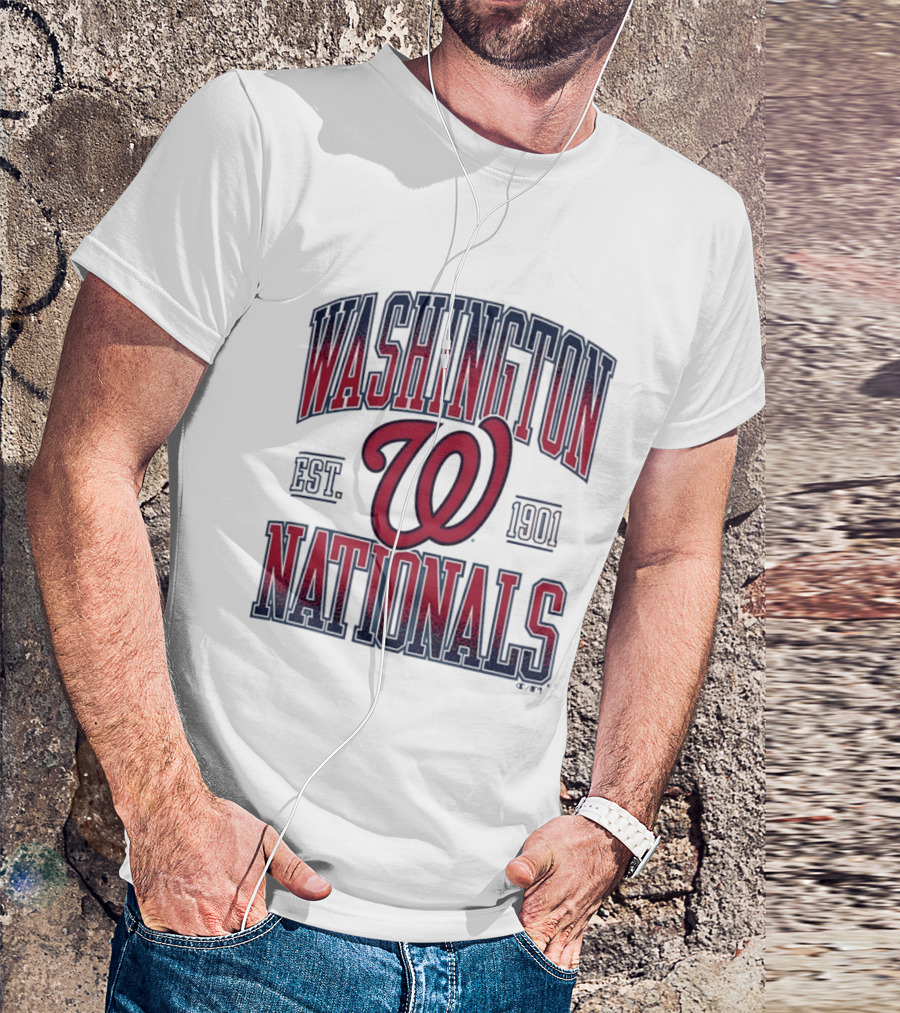Washington Nationals Est 1901 MLB Baseball Vintage Red T-Shirt