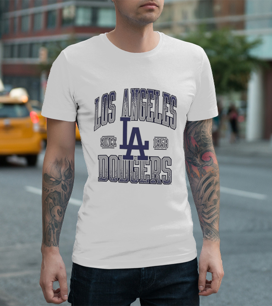 Los Angeles Dodgers LA Since 1958 MLB Baseball T-Shirt