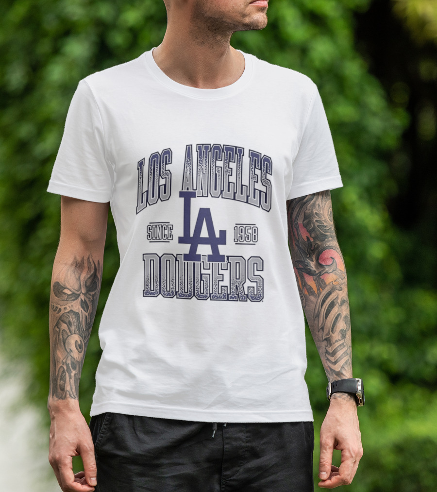 Los Angeles Dodgers LA Since 1958 MLB Baseball T-Shirt