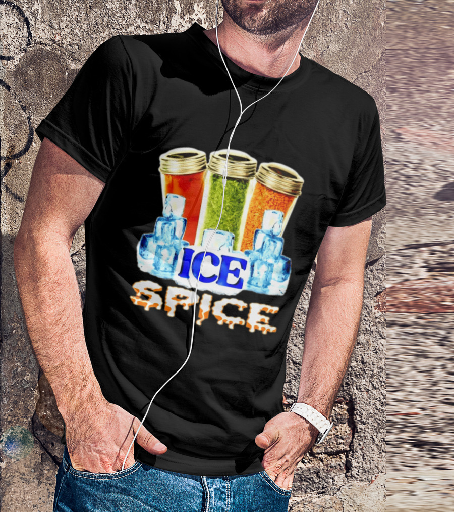 Ice Spice Iced Out Hip Hop Rap Music Funny Wordplay T-Shirt