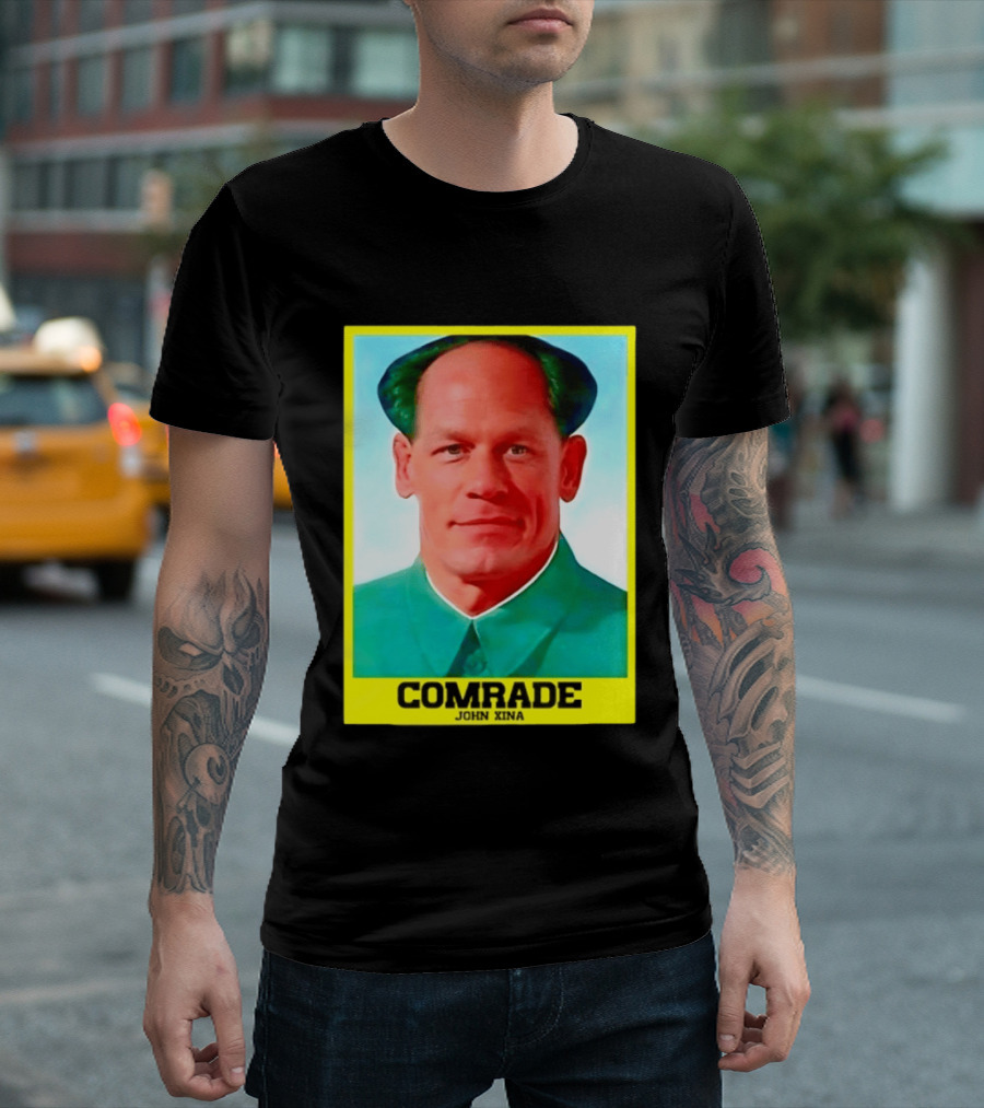 Comrade John Xina Meme Mao Zedong Parody Image T-Shirt