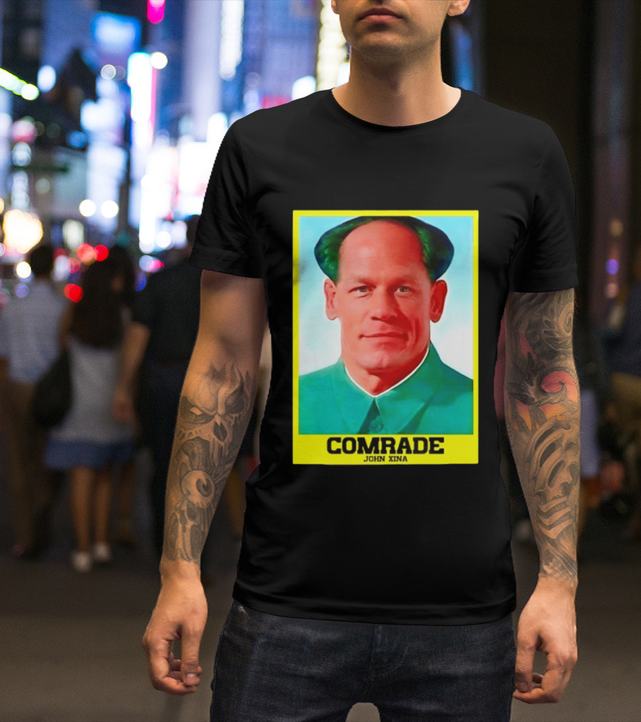 Comrade John Xina Meme Mao Zedong Parody Image T-Shirt