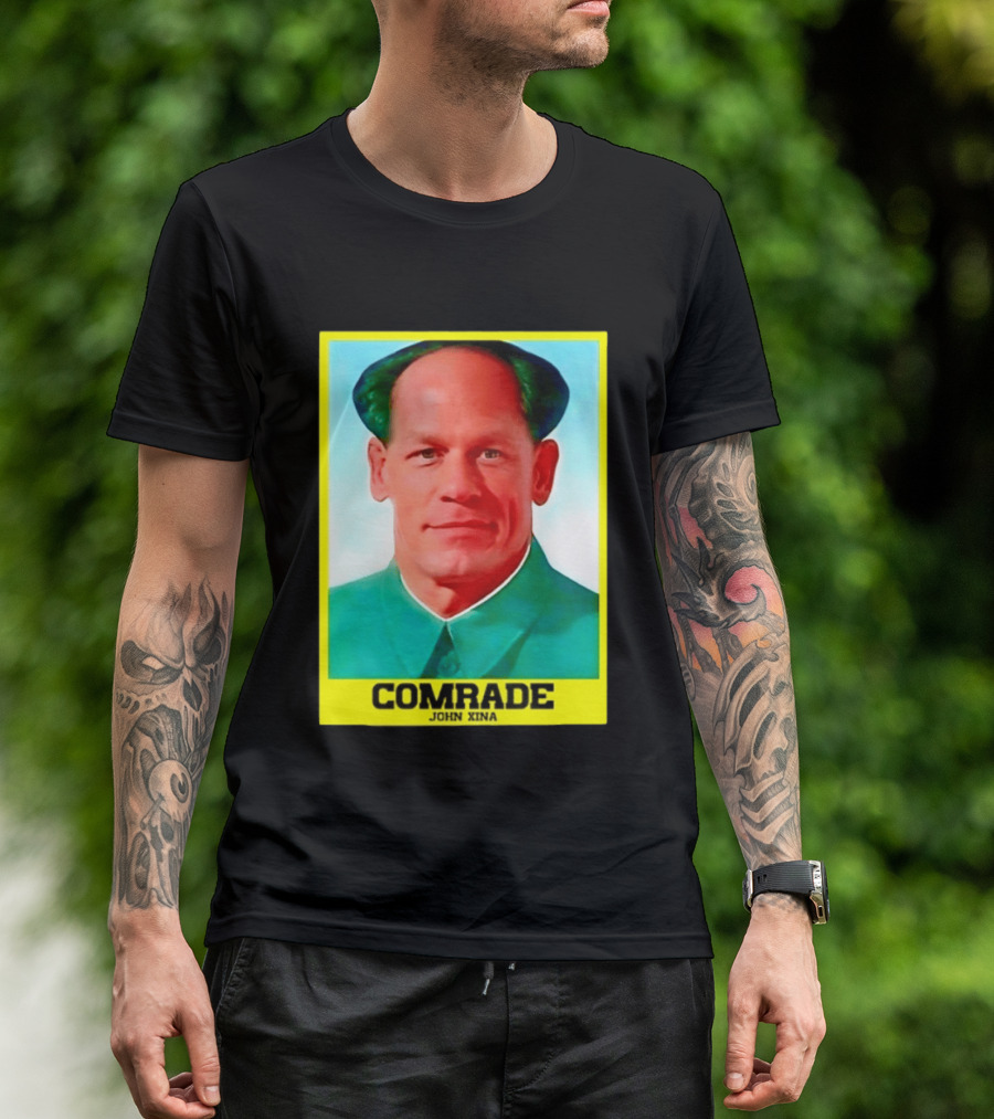 Comrade John Xina Meme Mao Zedong Parody Image T-Shirt