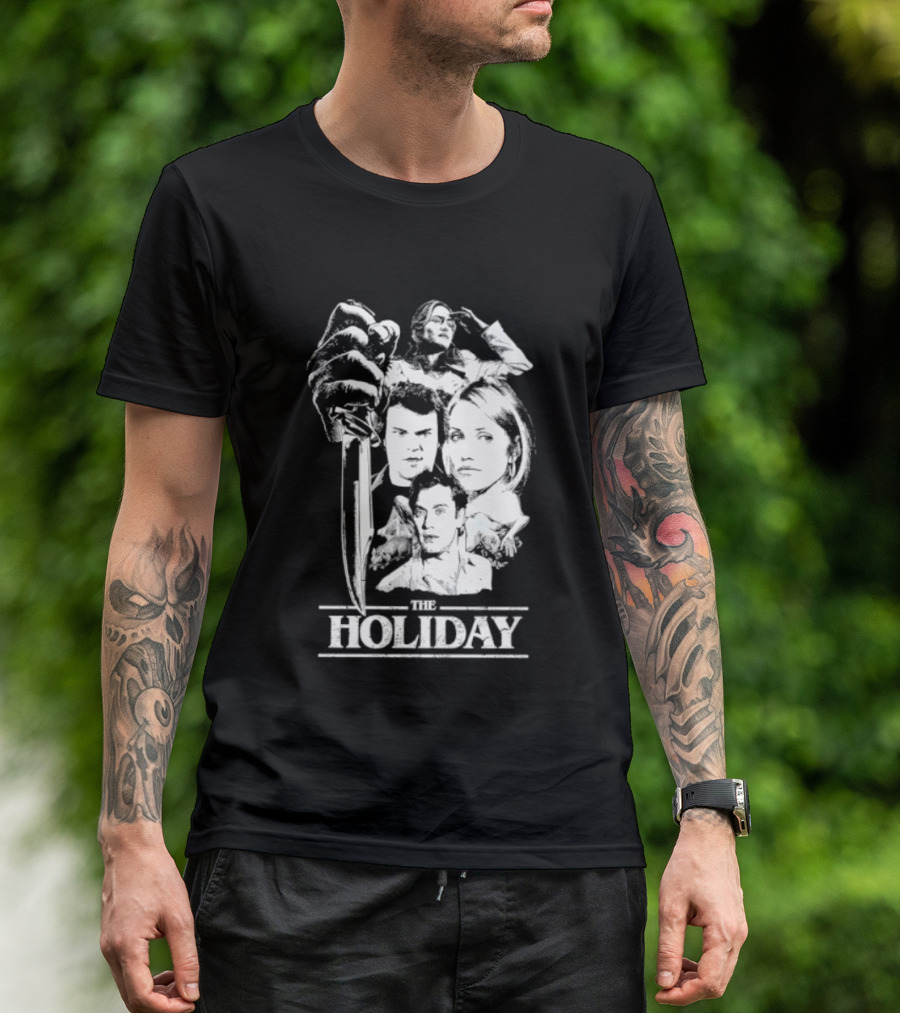 Kate Winslet Jack Black Cameron Diaz Jude Law The Holiday Horror Slasher Mashup T-Shirt