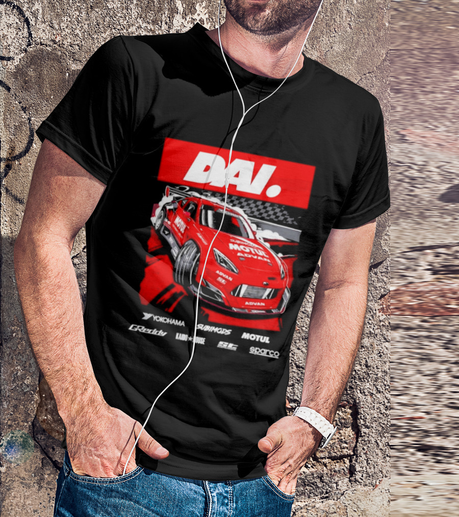 Dai Yoshihara Motul Advan Subimods Greddy Kaido House Sparco Yokohama Racing Car T-Shirt