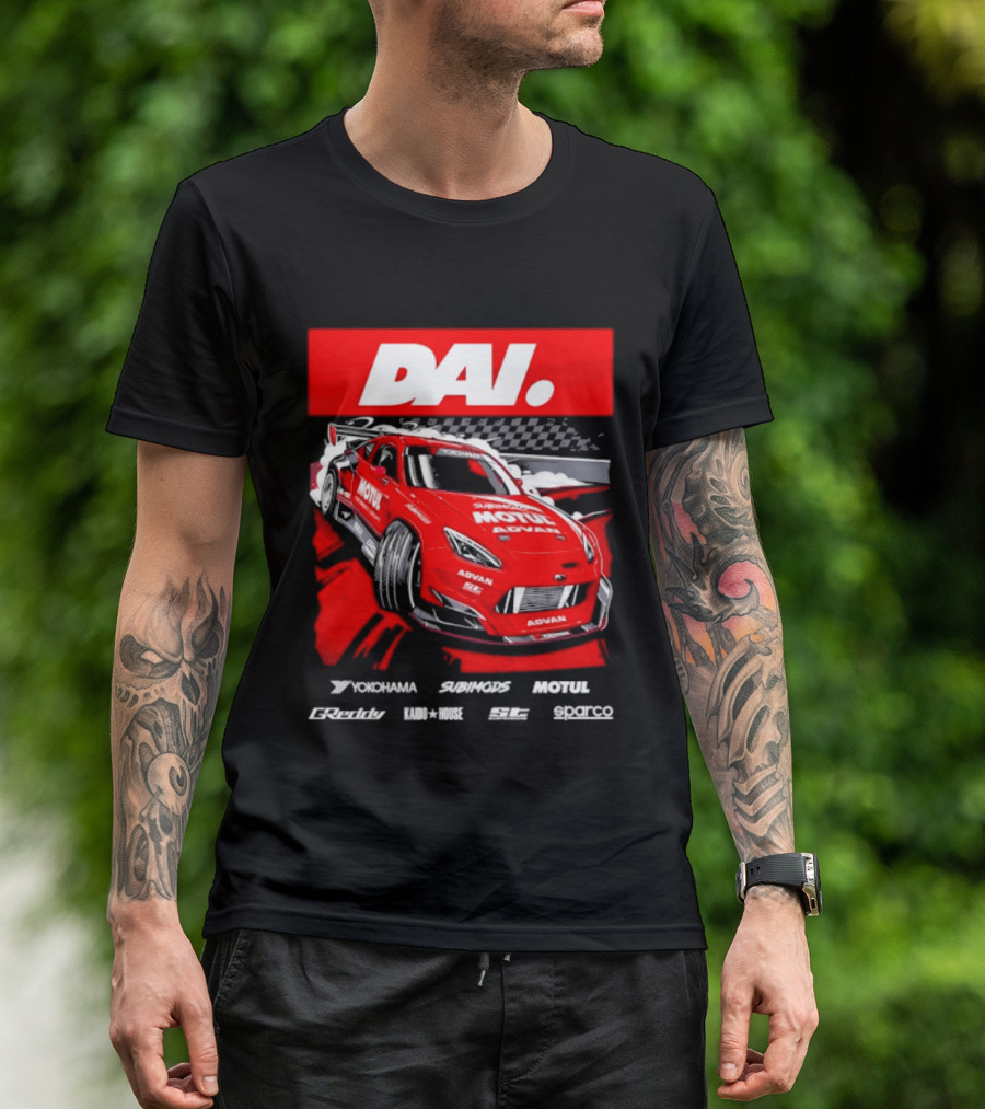 Dai Yoshihara Motul Advan Subimods Greddy Kaido House Sparco Yokohama Racing Car T-Shirt