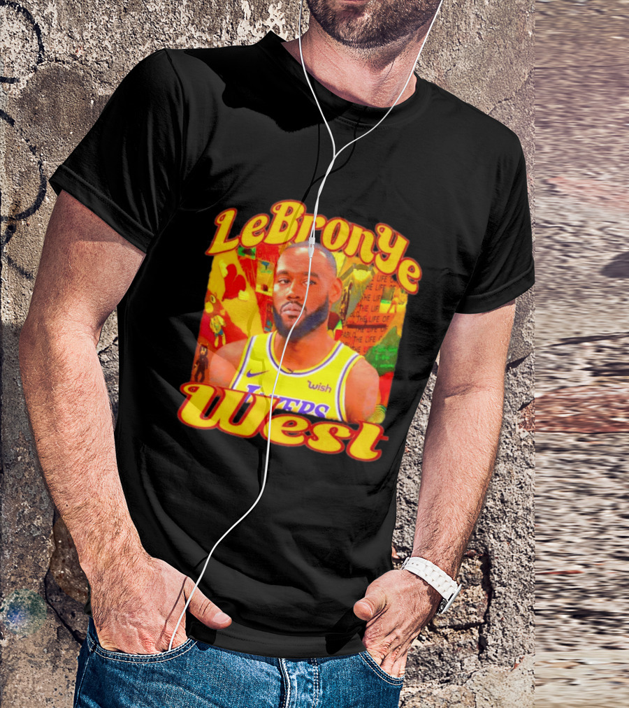 LeBronYe West Los Angeles Lakers Basketball T-Shirt