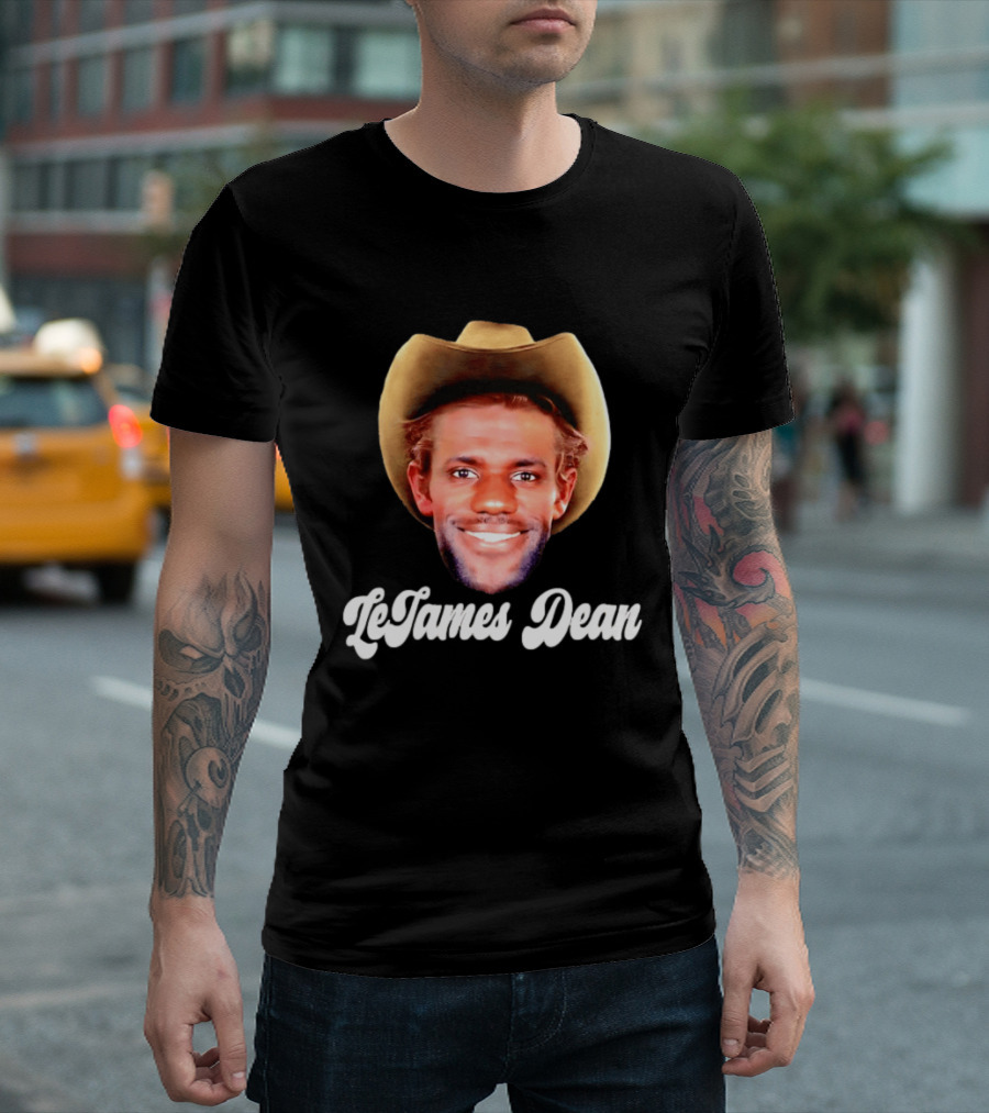 LeBron James LeJames Dean Cowboy Hat T-Shirt