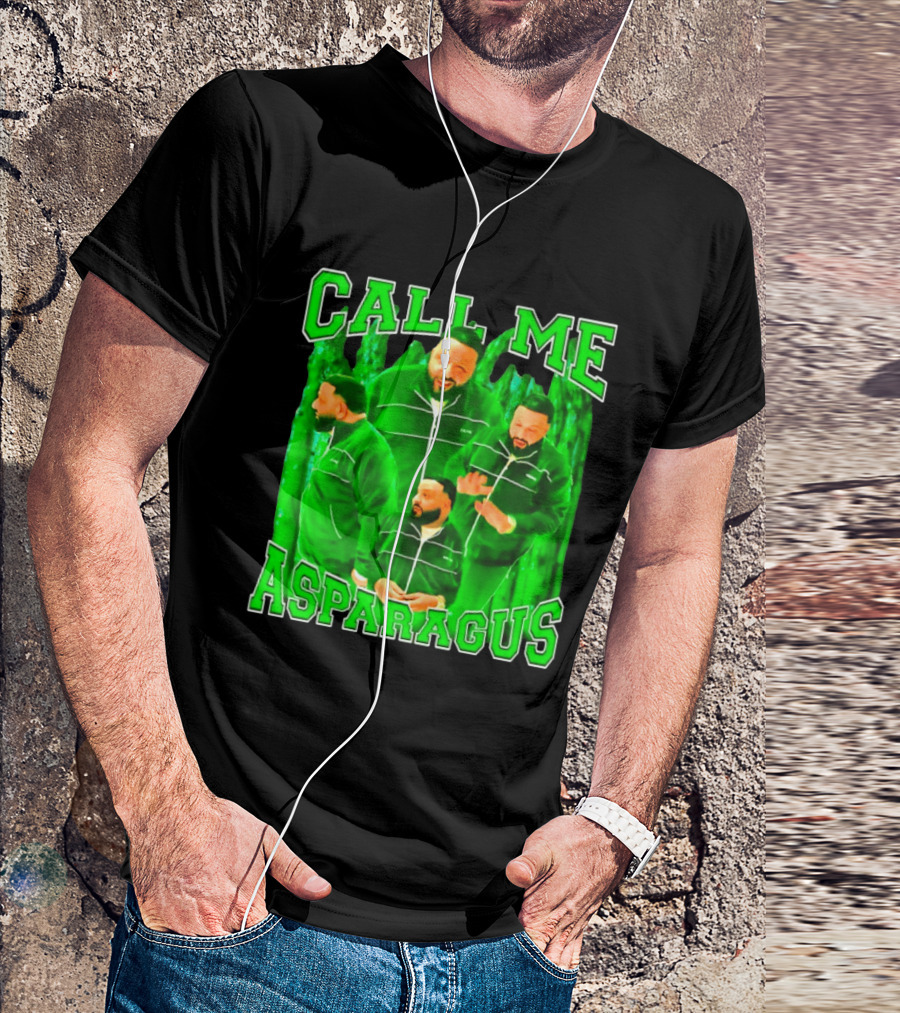 DJ Khaled Call Me Asparagus Music Producer Green Tracksuit T-Shirt