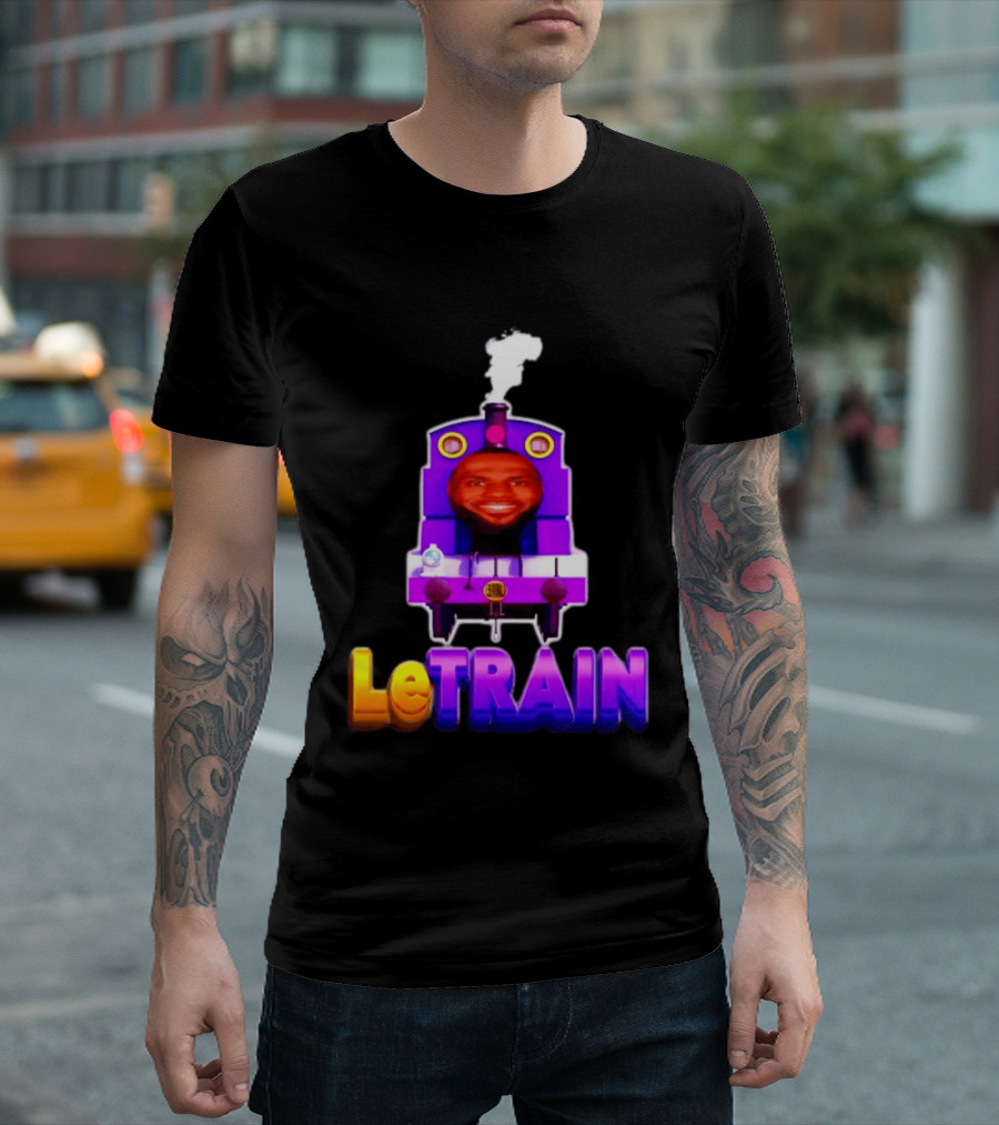 LeBron James LeTrain Meme With Philadelphia 76ers Concept T-Shirt