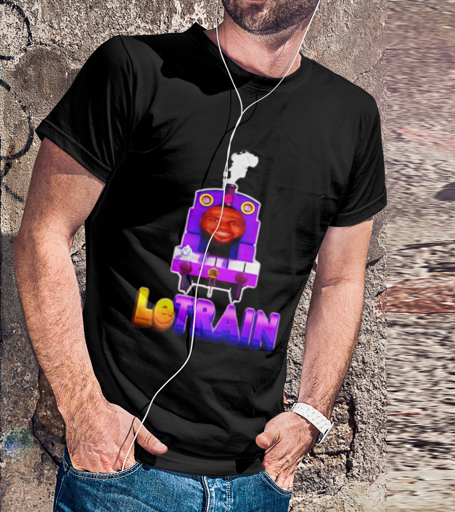 LeBron James LeTrain Meme With Philadelphia 76ers Concept T-Shirt
