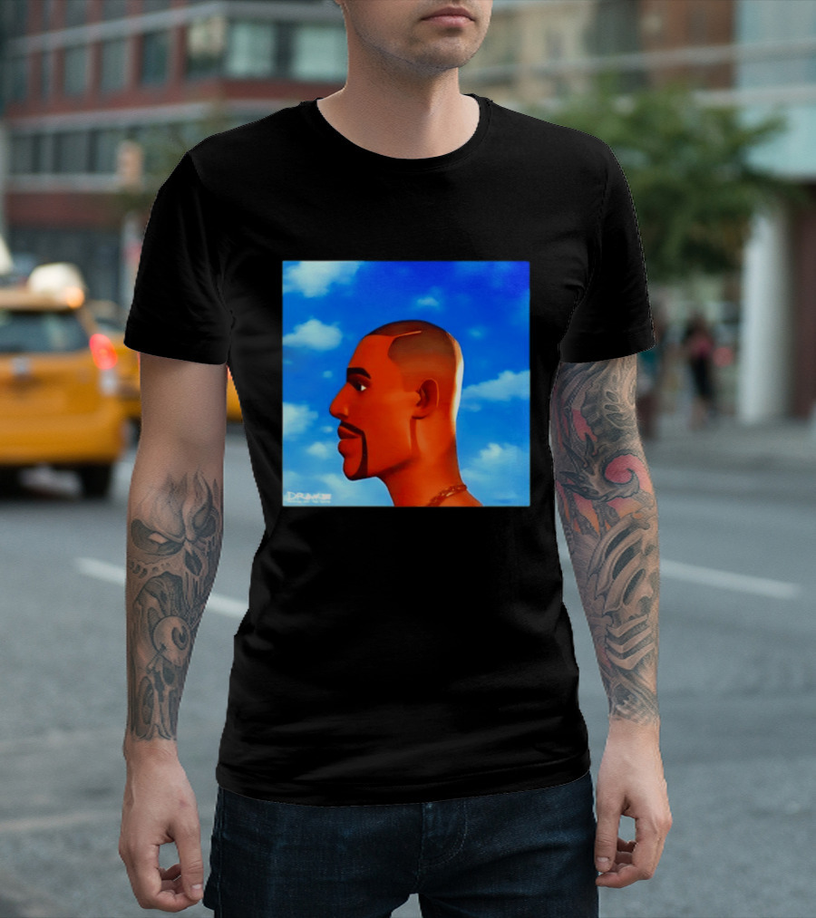 Drake For All The Dogs OVO Hip Hop Rap Album Sky Blue T-Shirt