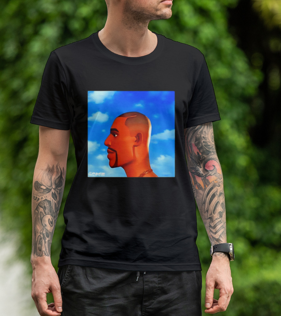Drake For All The Dogs OVO Hip Hop Rap Album Sky Blue T-Shirt
