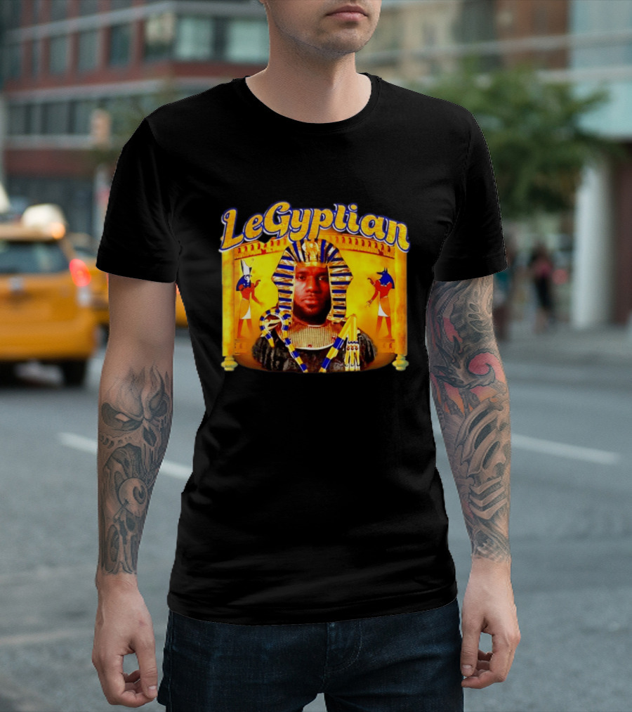 LeBron James LeGyptian Philadelphia 76ers Basketball Meme T-Shirt