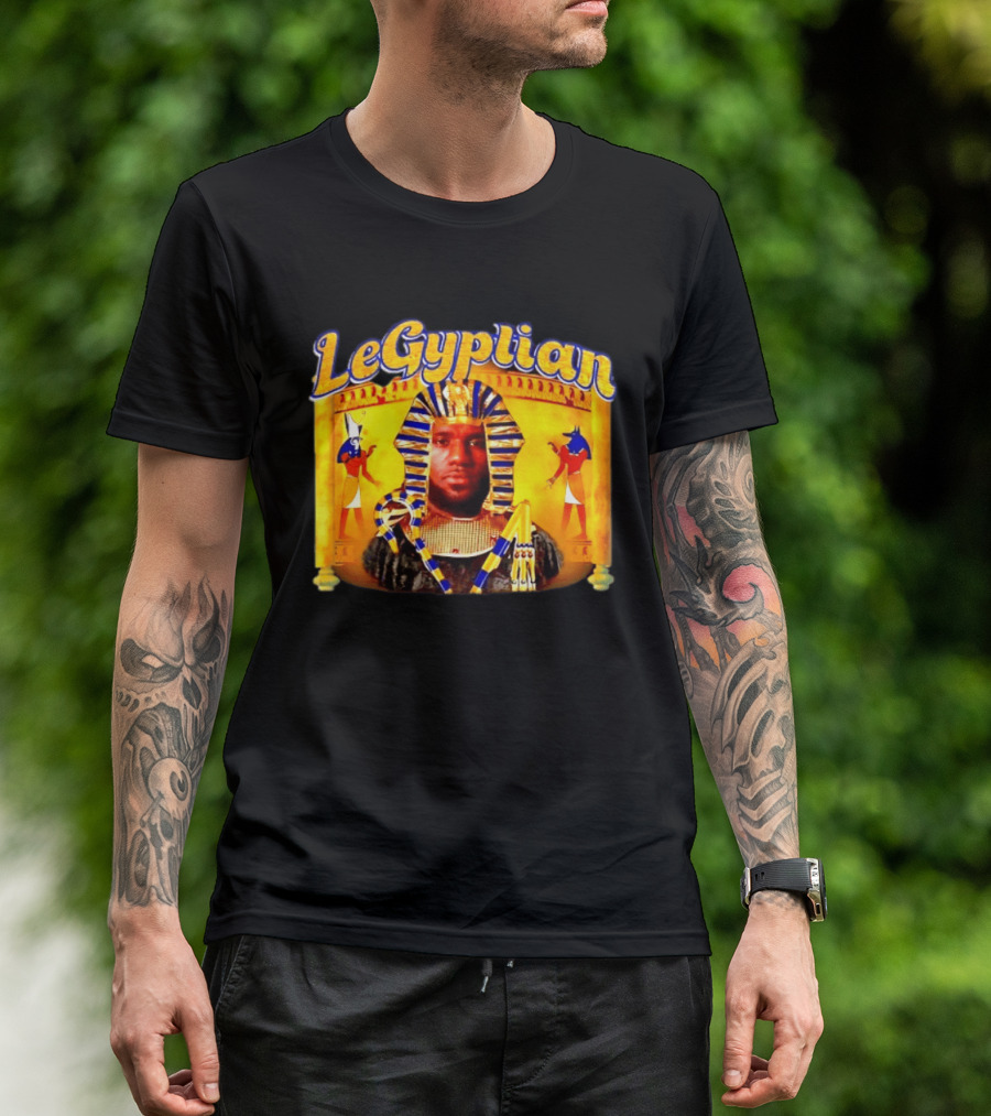LeBron James LeGyptian Philadelphia 76ers Basketball Meme T-Shirt