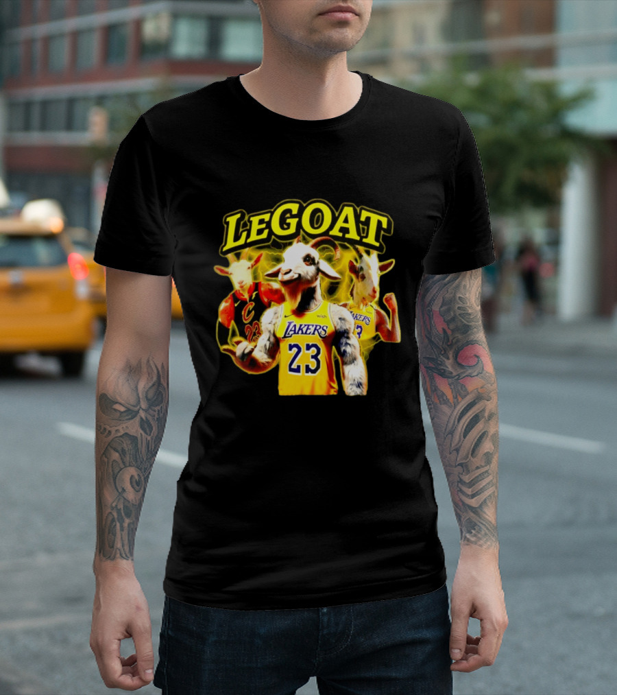 Legoat 23 LeBron James Lakers Cavaliers T-Shirt