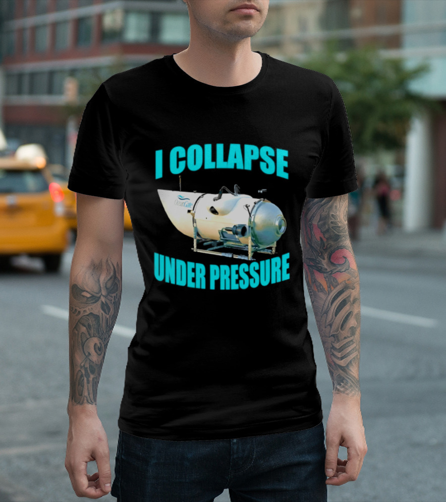 OceanGate Titan Submersible I Collapse Under Pressure T-Shirt